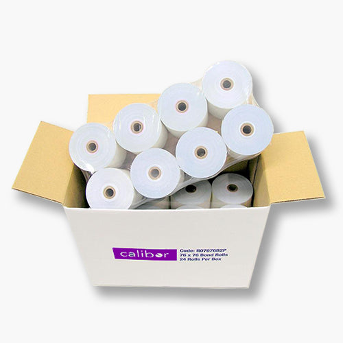 POS Printer Paper Rolls | 2-Ply | Qty 24